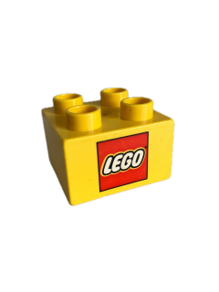 Lego® Duplo® kostka s nápisem lego